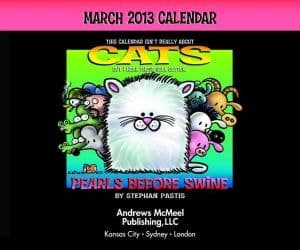 Cover of Pearls Before Swine Single-Month Daily Calendar for March 2013