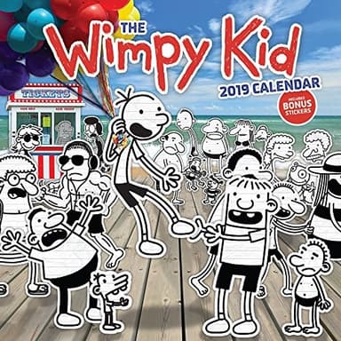 Cover of The Wimpy Kid 2019 Wall Calendar
