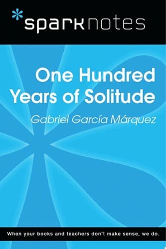 Cover of 100 Years of Solitude (SparkNotes Literature Guide)