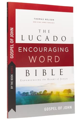 Cover of By the Book Series : Lucado, Gospel of John, Paperback, Comfort Print