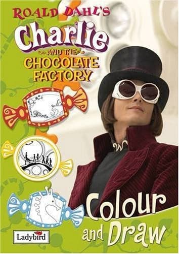 Cover of Charlie and the Chocolate Factory Colour and Draw Book