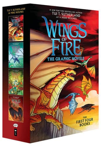 Cover of Wings of Fire Graphix Box Set (Books 1-4)