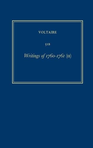 Cover of Complete Works of Voltaire 51B