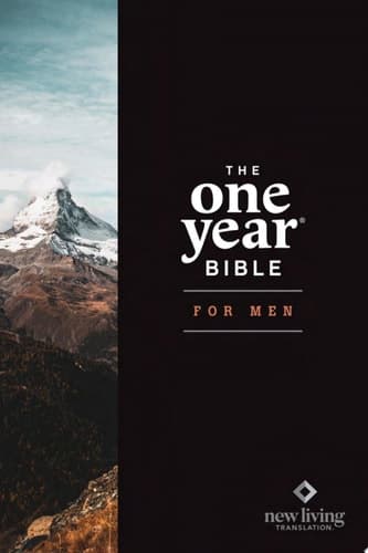 Cover of NLT the One Year Bible for Men