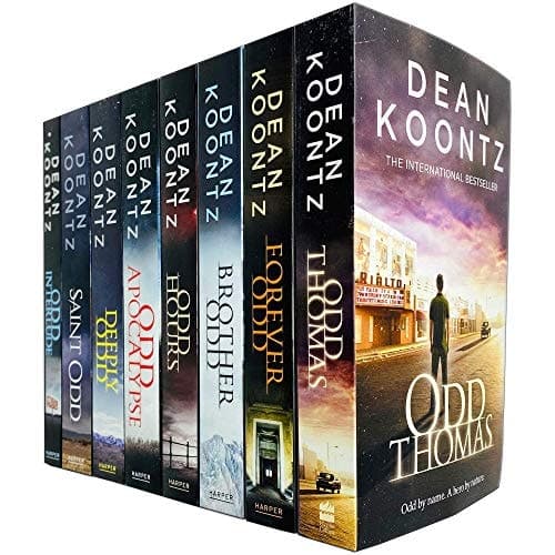 Cover of 8 book set of Odd Thomas (Complete 1-7) Plus Odd Interlude (Odd Thomas, Forever Odd, Brother Odd, Odd Hours, Odd Interlude, Odd Apocalypse, Deeply Odd, Saint Odd): 0722512568211