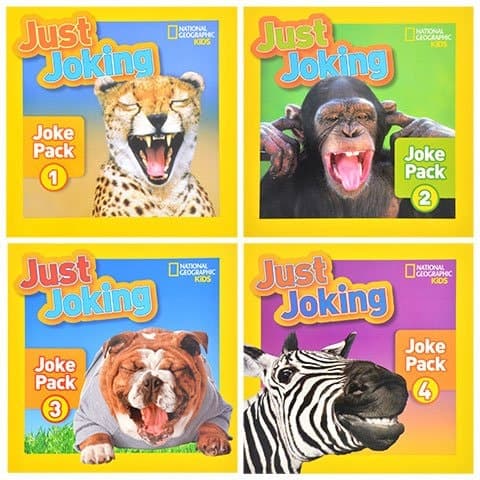 Cover of National Geographic Kids JUST JOKING Joke Packs | Pack of 4