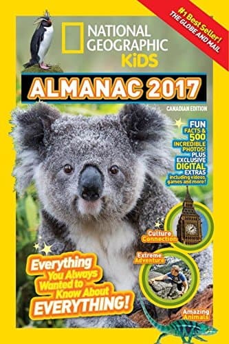 Cover of National Geographic Kids Almanac 2017, Canadian Edition