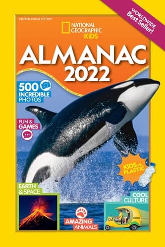 Cover of National Geographic Kids Almanac 2022, International Edition