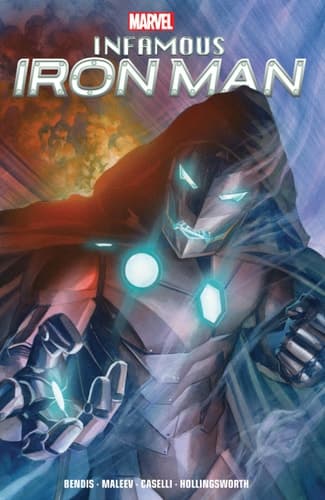 Cover of INFAMOUS IRON MAN by BENDIS and MALEEV