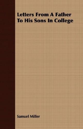 Cover of Letters from a Father to His Sons in College