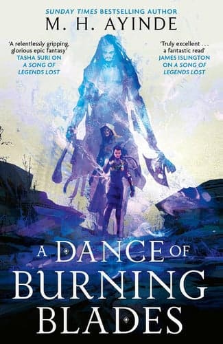 Cover of A Dance of Burning Blades: The Invoker Trilogy, Book Two