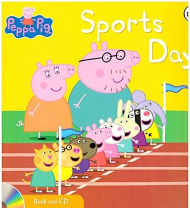 Cover of Peppa Pig Story Book and CD - SPORTS DAY