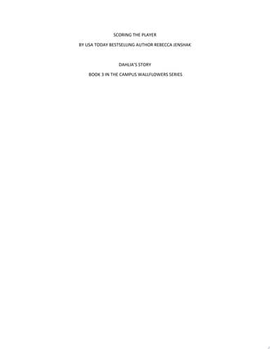 Cover of Scoring the Player