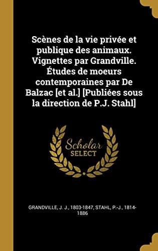 Cover of Sce Nces de la Vie Prive e Et Publique des Animaux