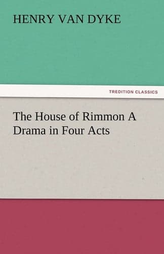 Cover of House of Rimmon a Drama in Four Acts
