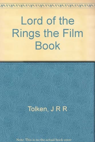 Cover of Lord of the Rings the Film Book