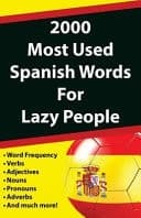 Cover of 2000 Most Used Spanish Words for Lazy People