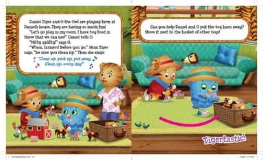 Cover of Daniel Tiger Cleans Up