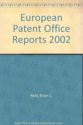 Cover of European Patent Office Reports