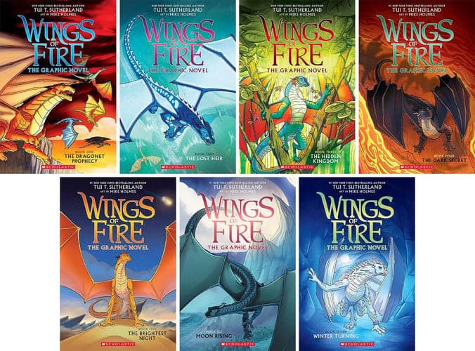 Cover of Wings of Fire Graphic Novel Collection Series, Set of 7 Books