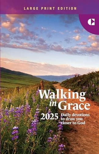Cover of Walking in Grace 2022 Daily Devotions to Draw You Closer to God