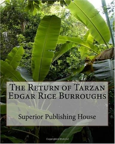 Cover of The Return of Tarzdan