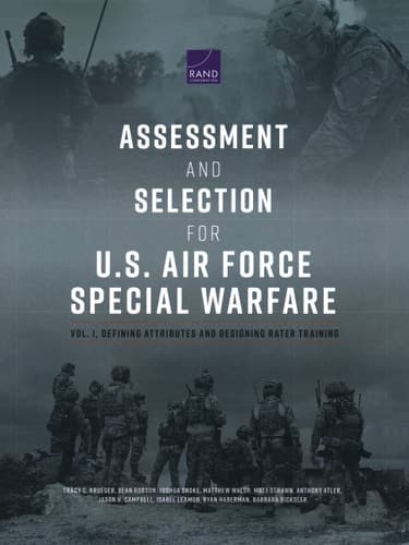 Cover of Assessment and Selection for U. S. Air Force Special Warfare