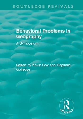 Cover of Routledge Revivals