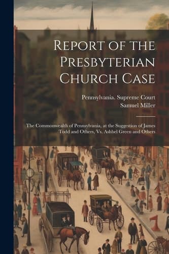Cover of Report of the Presbyterian Church Case