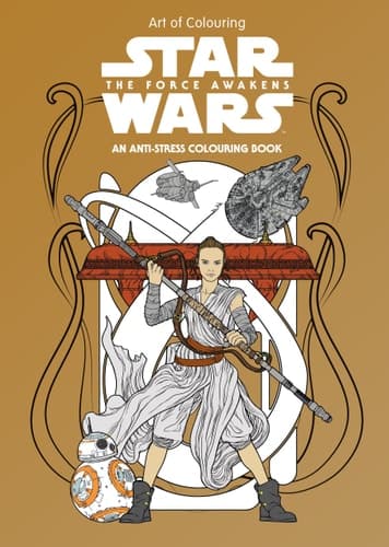 Cover of Star Wars Art of Colouring the Force Awakens