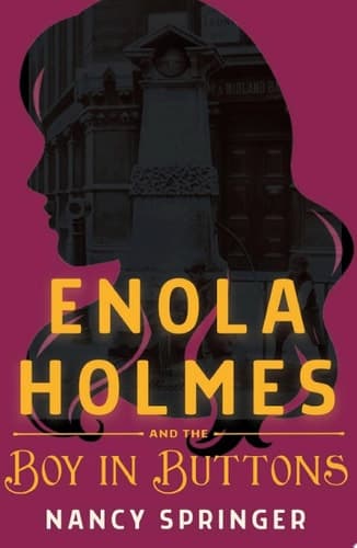 Cover of Enola Holmes and the Boy in Buttons